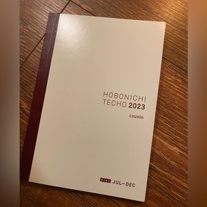 HOBONICHI COUSIN 2023 (July-Dec) PLANNER